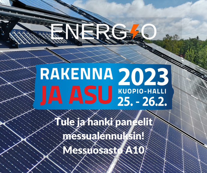 Energio on mukana Kuopion Rakenna ja Asu messuilla 25.-26.2