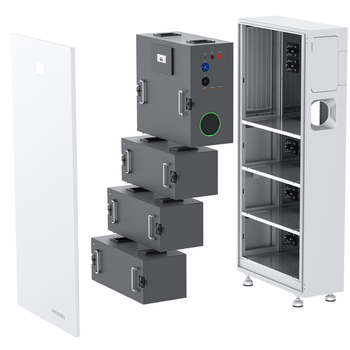 Emaldo® Power Core - Main Cabinet - Glacial White - 4